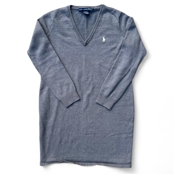 Ralph Lauren Dresses & Skirts - Ralph Lauren Gray V-Neck Mini Dress